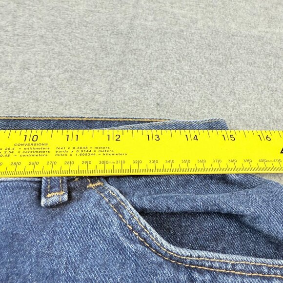 Vintage 90s Wrangler "for Women" High‑Rise Tapered Jeans Size 14 × 29 100% Cotto - Picture 12 of 13
